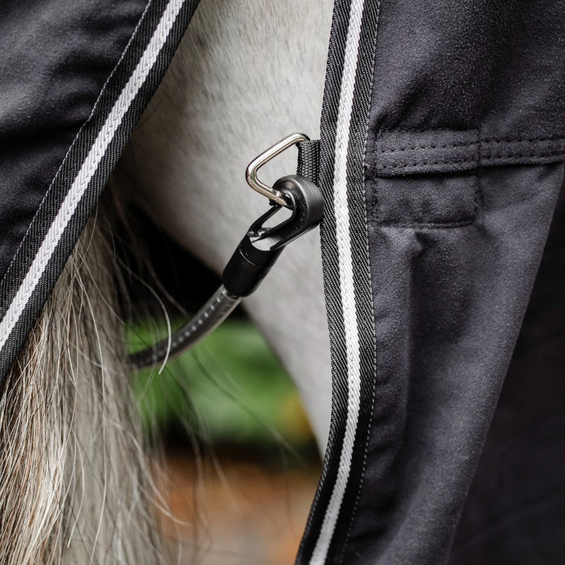 Horseware - Couverture d'extérieur Show Ready noir/ argent 0g