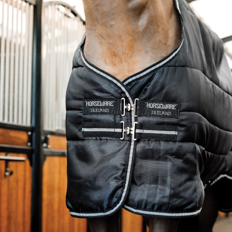 Horseware - Couverture de box Easy-Layer Stable Plus noir/ noir/ silver 400g | - Ohlala