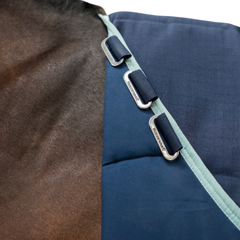 Horseware - Couverture de box Magnetic marine/ whitney dynasty 200g