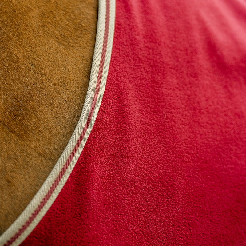 Horseware - Couverture polaire Amigo Fleece Cooler mulberry et taupe 0g