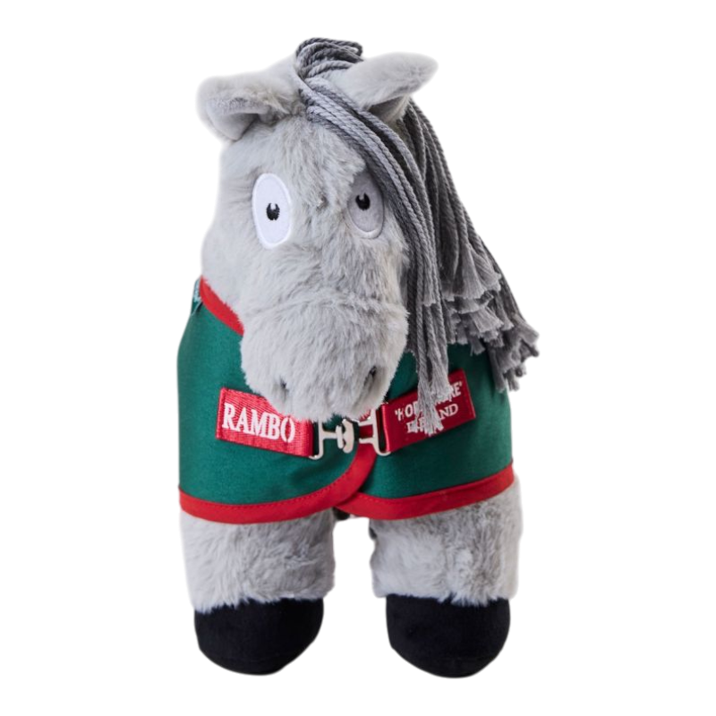 Horseware - Deken voor Crafty Ponies Rambo Original Turnout groen/ rood | - Ohlala