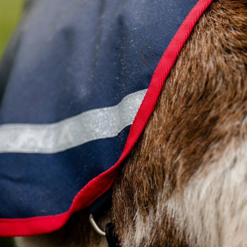 Horseware - Couverture pour chèvre marine/ rouge 0g