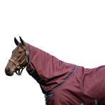Horseware - Couvre-cou couverture d'extérieur Amigo 1200D Turnout bordeaux/ marine/ titanium grey 0g