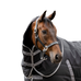 Horseware - Couvre-cou couverture de box Rambo noir/ thunderstorm grey/ argent 100g