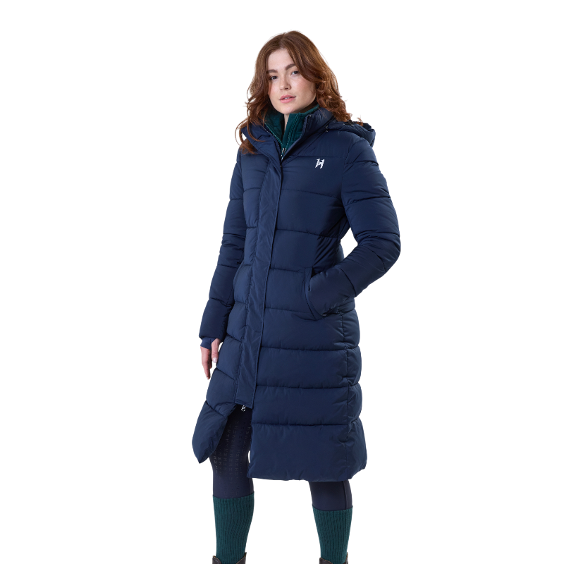 Horseware - Doudoune longues femme Verve marine