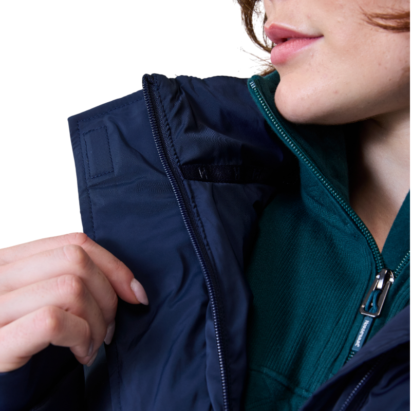 Horseware - Doudoune longues femme Verve marine