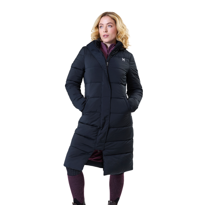 Horseware - Doudoune longues femme Verve noir