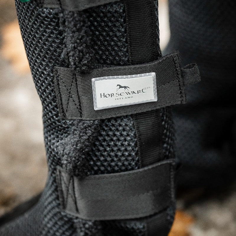 Horseware - Guêtres fermées de protection Show Ready noir/ argent