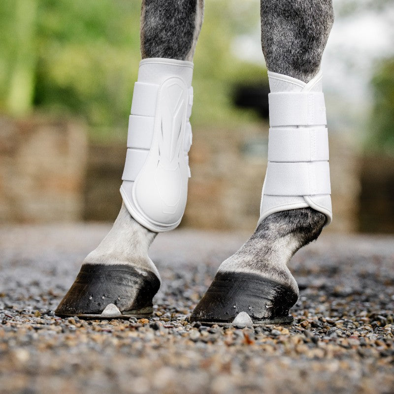 Horseware - Guêtres ouvertes Classic blanc