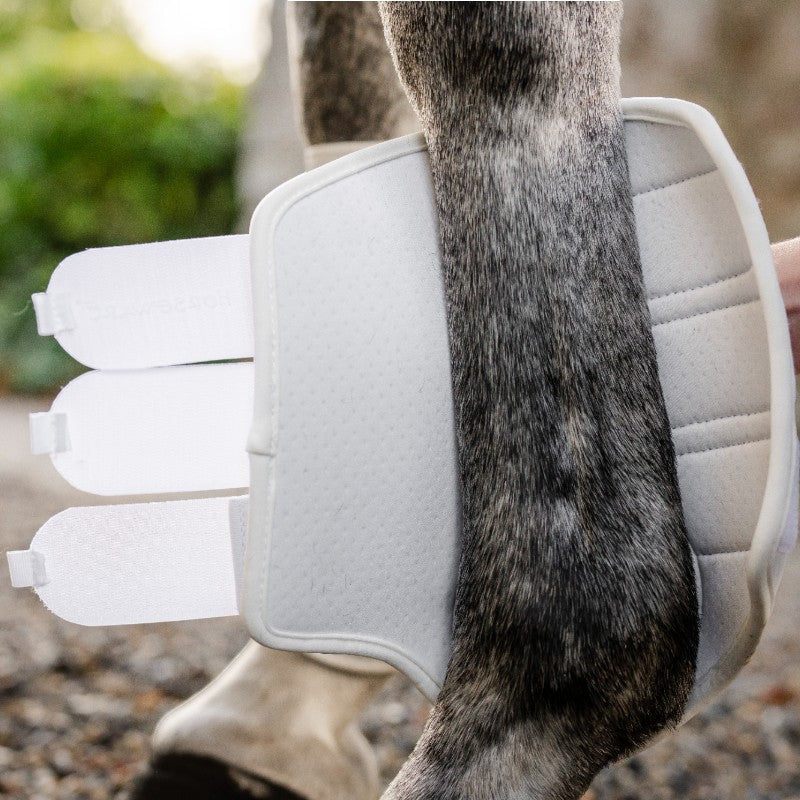 Horseware - Guêtres ouvertes Classic blanc