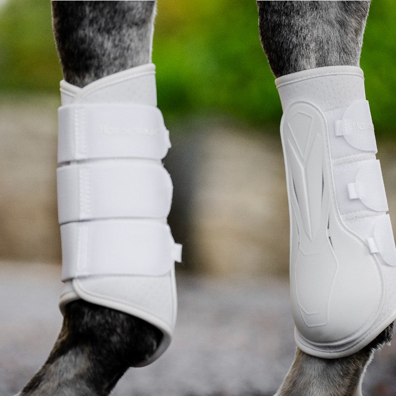 Horseware - Guêtres ouvertes Classic blanc