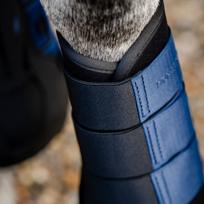 Horseware - Guêtres ouvertes Classic marine | - Ohlala