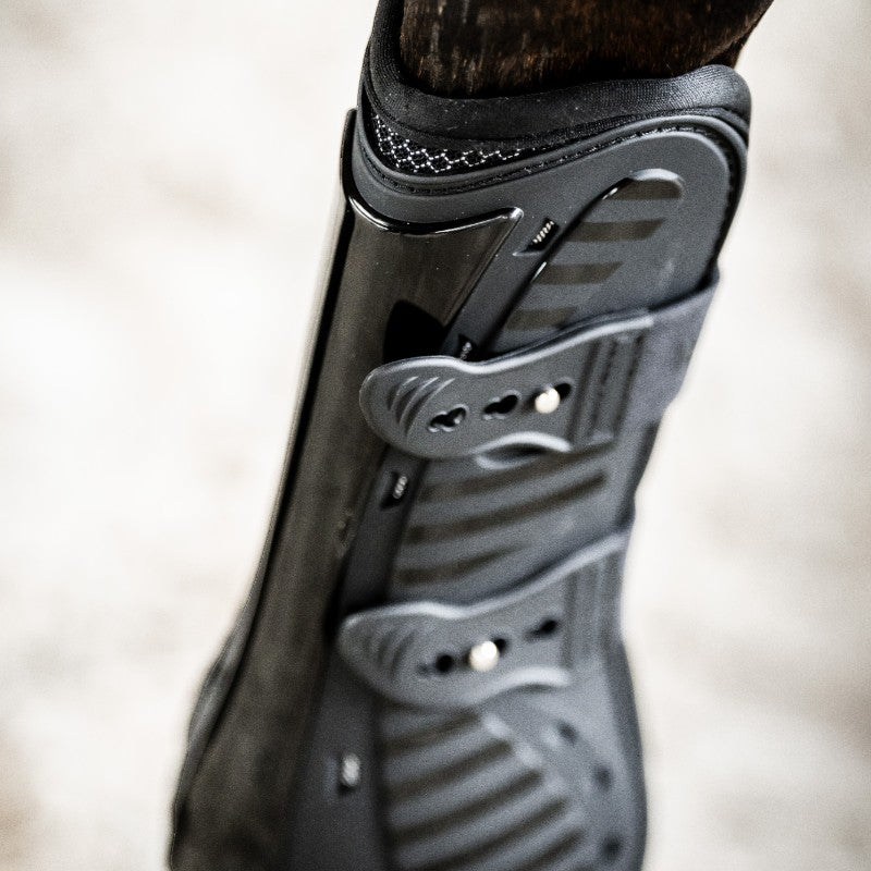 Horseware - Guêtres ouvertes Pro Bamboo noir | - Ohlala