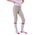 Horseware - Legging d'équitation enfant Riding Tights beige | - Ohlala