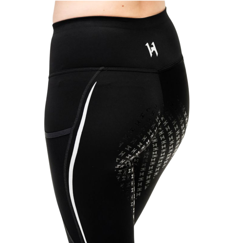 Horseware - Legging d'équitation femme Formfit Winter noir full grip