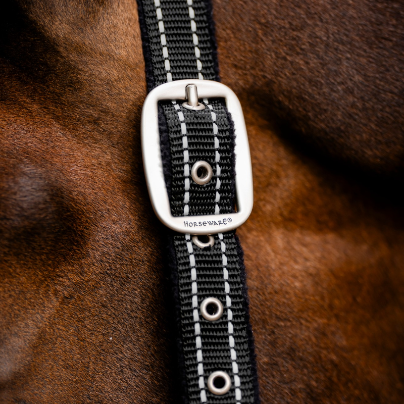 Horseware - Licol de sécurité FieldSafe noir/ reflective