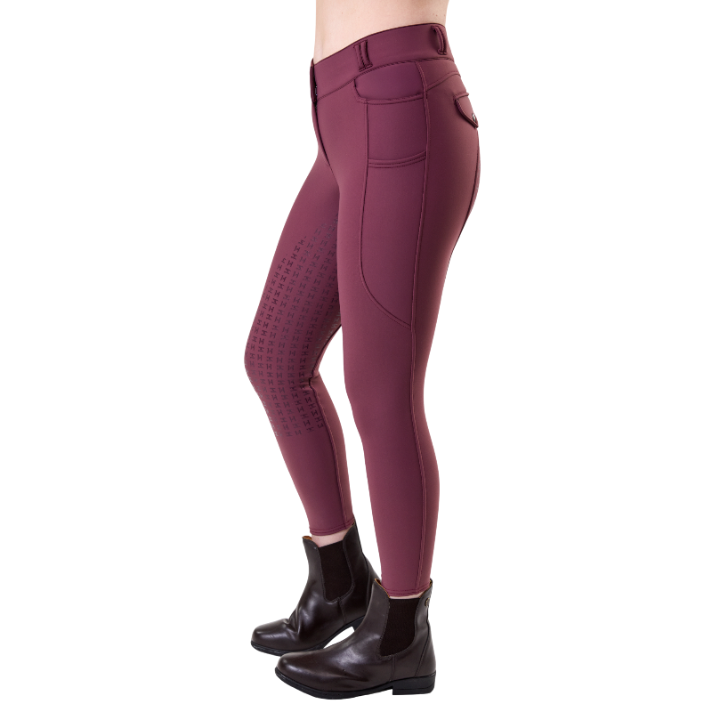 Horseware - Pantalon d'équitation femme Flexfit Winter celestial purple full grip