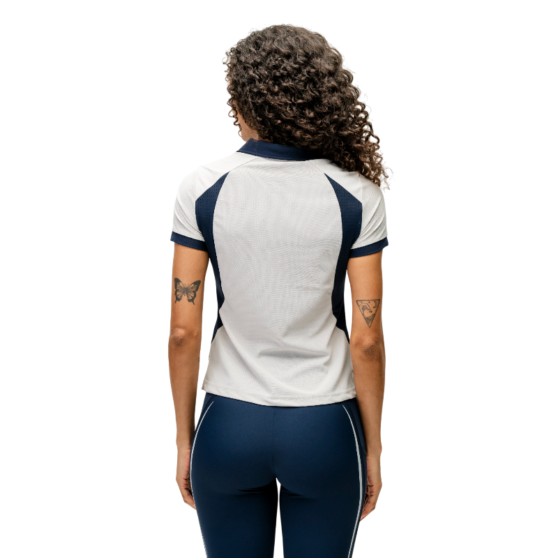 Horseware - Polo manches courtes femme Vital light grey