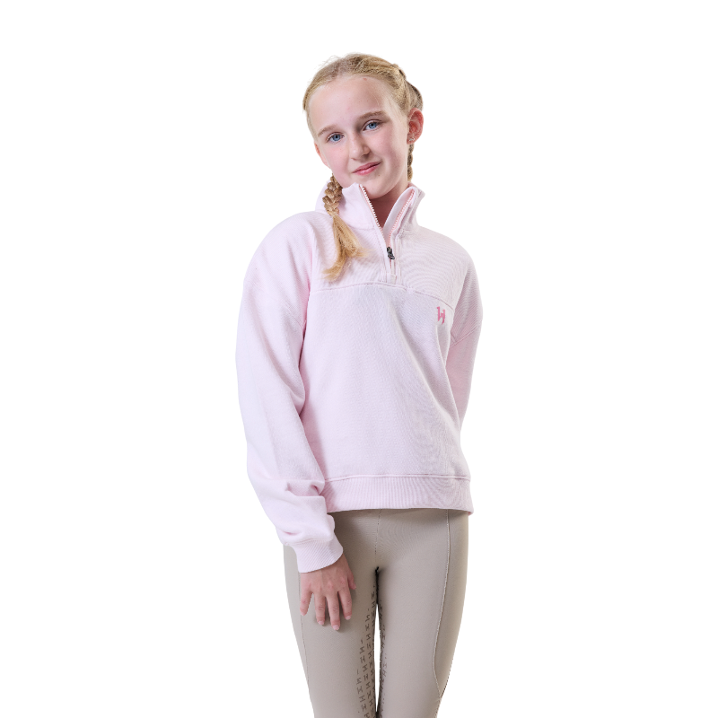 Horseware - Sweat manches longues enfant Vitality rose