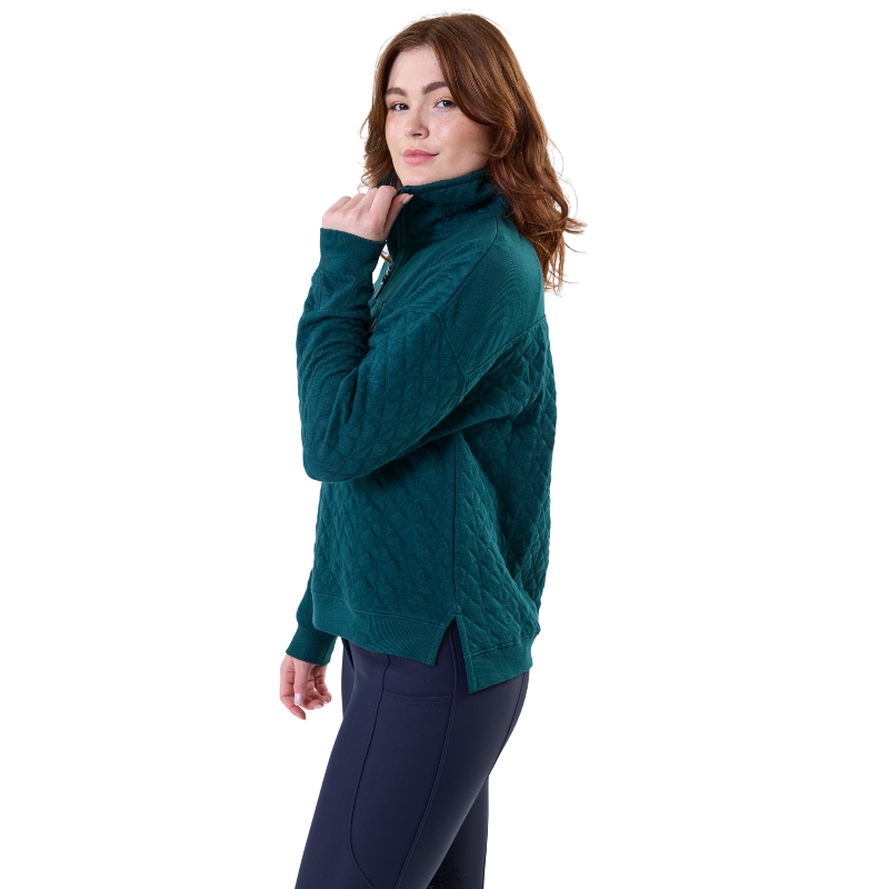 Horseware - Sweat manches longues femme Liberty Winter dynasty green