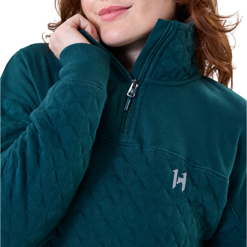 Horseware - Sweat manches longues femme Liberty Winter dynasty green