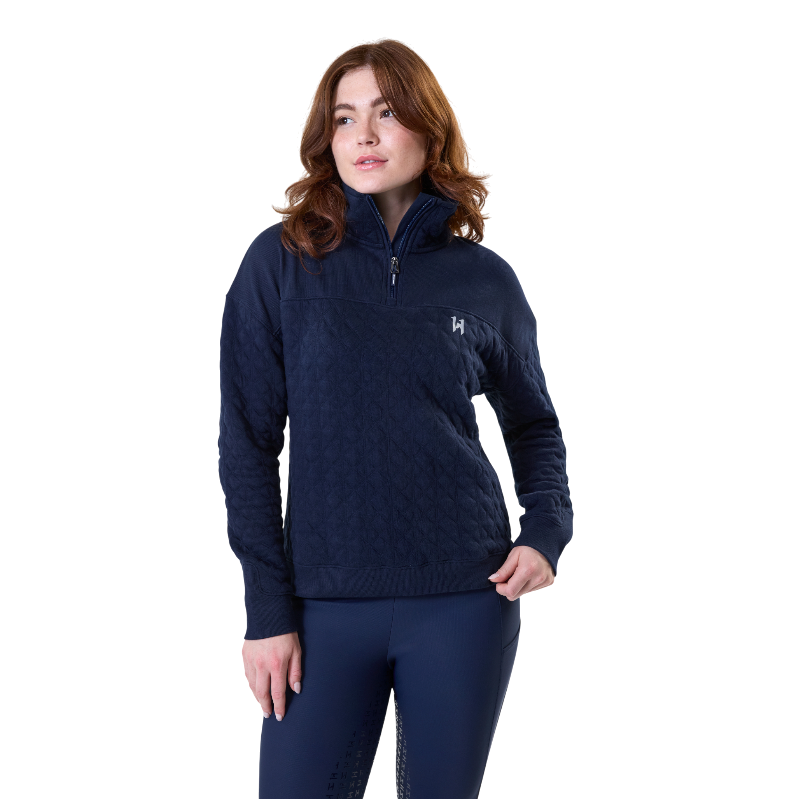 Horseware - Sweat manches longues femme Liberty Winter marine