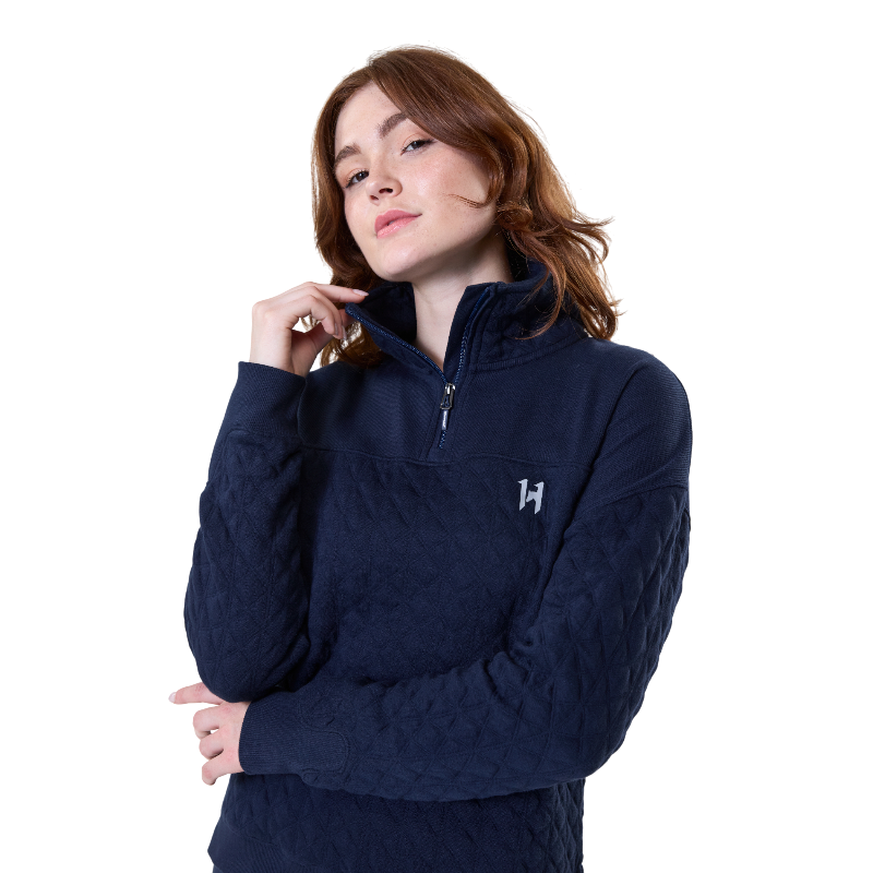 Horseware - Sweat manches longues femme Liberty Winter marine