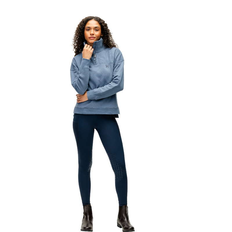 Horseware - Sweat manches longues femme Vitality Hw blue