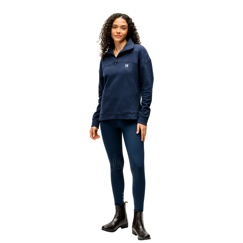 Horseware - Sweat manches longues femme Vitality marine