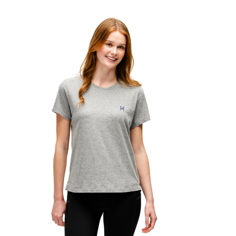 Horseware - Dames T-shirt met korte mouwen Active heather blue | - Ohlala