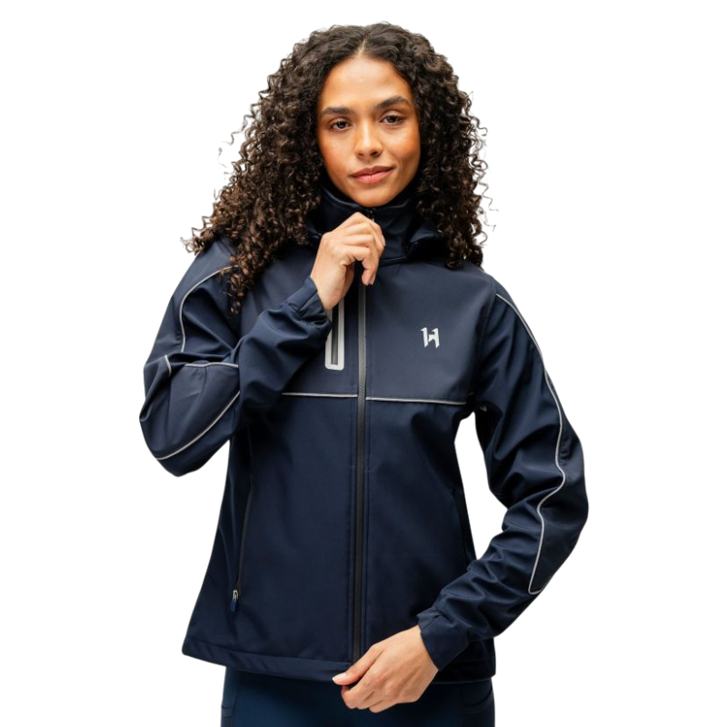 Horseware - Veste manches longues softshell femme Tempo marine