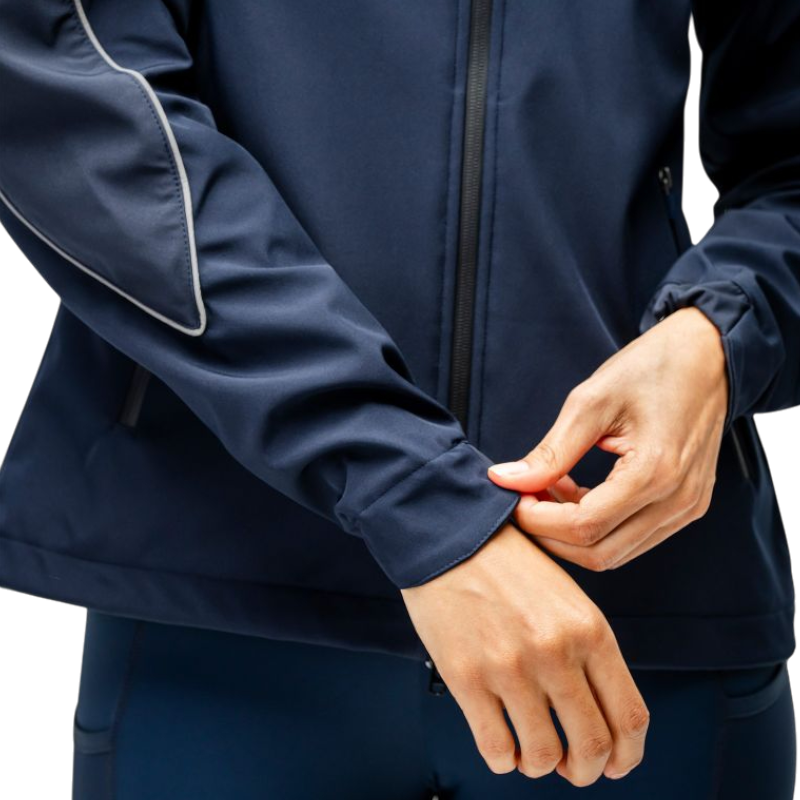 Horseware - Veste manches longues softshell femme Tempo marine