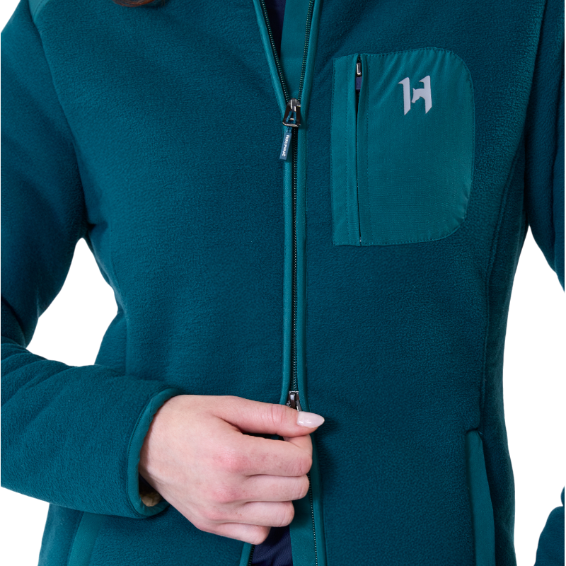 Horseware - Veste polaire manches longues femme Pace dynasty green