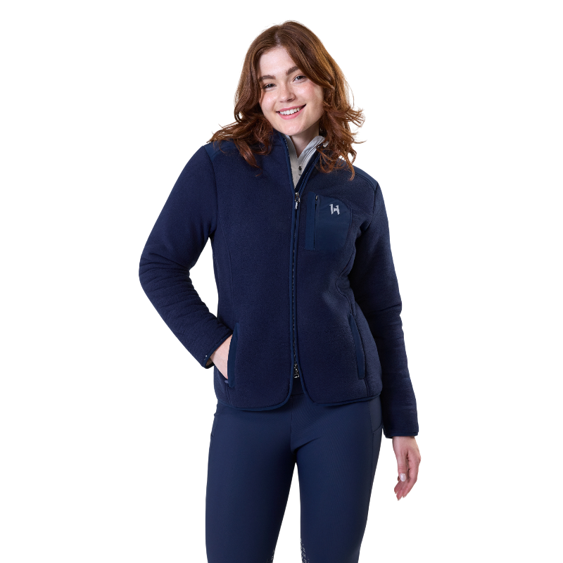 Horseware - Veste polaire manches longues femme Pace marine