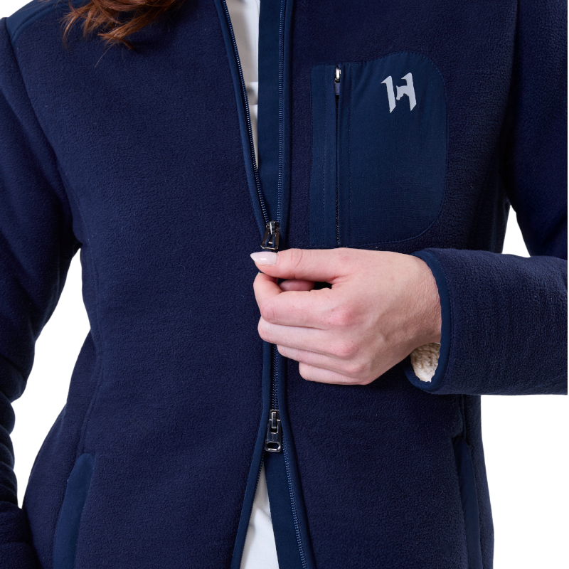 Horseware - Veste polaire manches longues femme Pace marine
