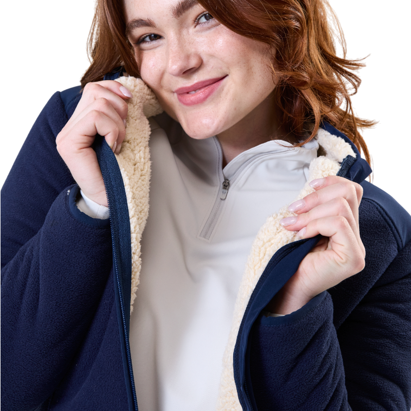 Horseware - Veste polaire manches longues femme Pace marine