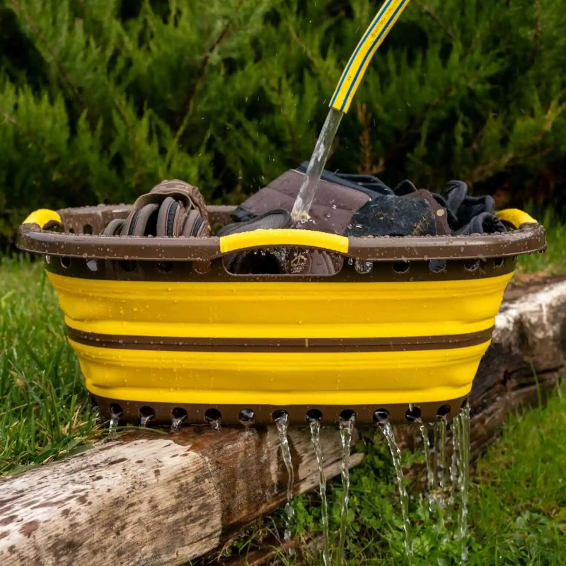 Horsewipe - Panier pliable jaune