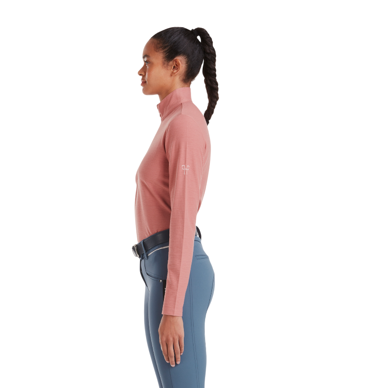 Horse Pilot - Baselayer manches longues femme Suntech brick dust