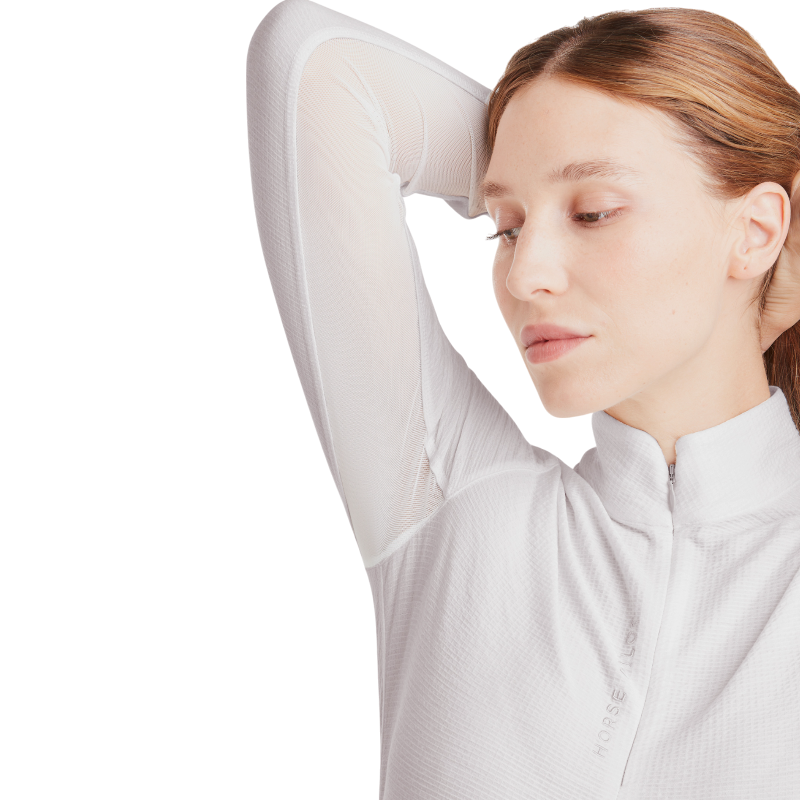 Horse Pilot - Baselayer manches longues femme Suntech wind grey