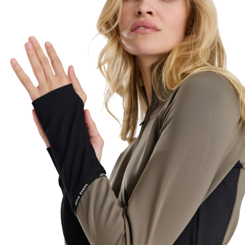 Horse Pilot - Baselayer manches longues femme Warm morel brown