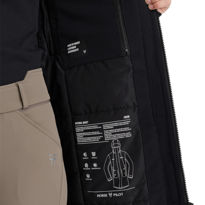 Horse Pilot - Blouson long femme Integral noir