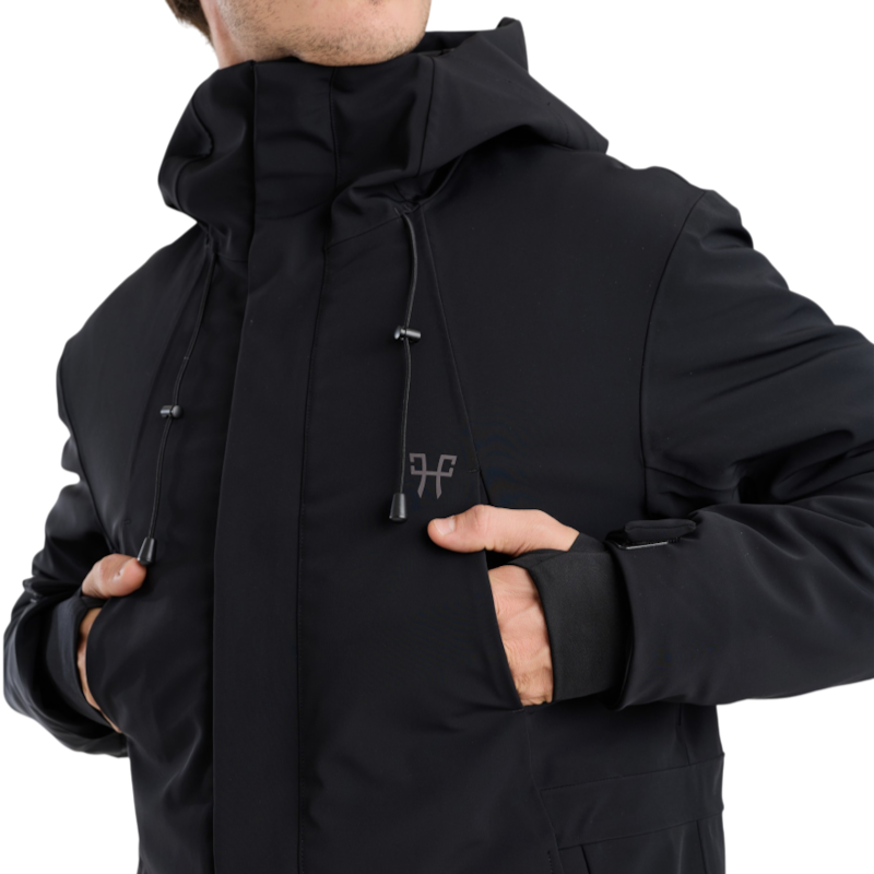 Horse Pilot - Blouson long homme Integral noir