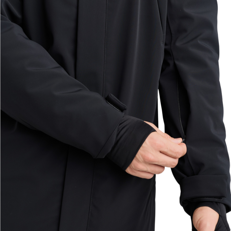 Horse Pilot - Blouson long homme Integral noir