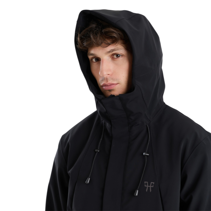 Horse Pilot - Blouson long homme Integral noir