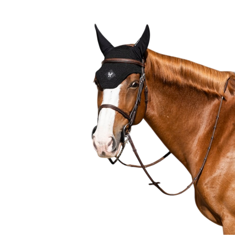 Horse Pilot - Bonnet pour chevaux noir | - Ohlala