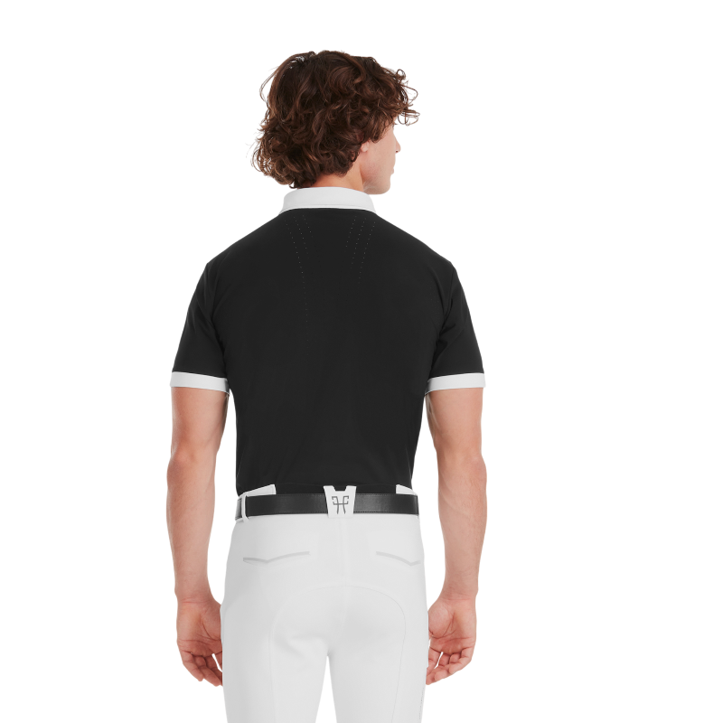 Horse Pilot - Chemise de concours manches courtes homme Aerolight noir