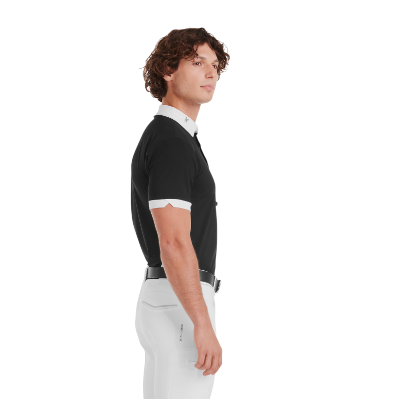 Horse Pilot - Chemise de concours manches courtes homme Aerolight noir