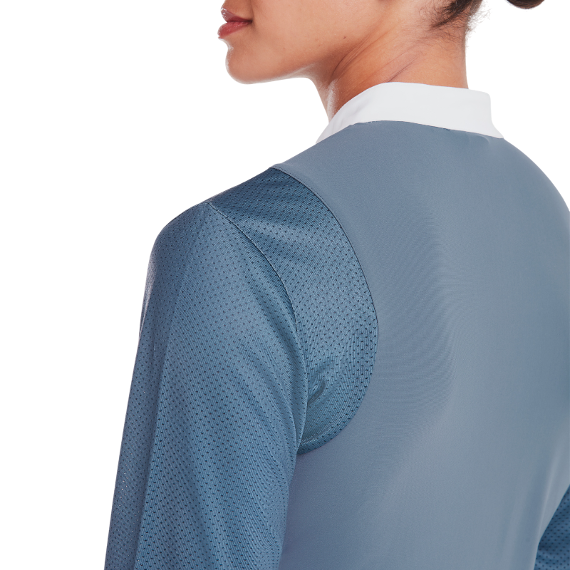 Horse Pilot - Chemise de concours manches longues femme Aerolight vintage indigo