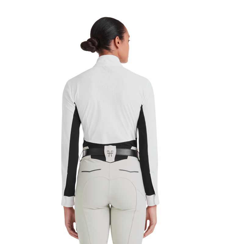 Horse Pilot - Chemise de concours manches longues femme Monica noir