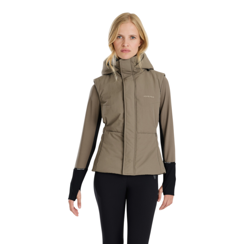 Horse Pilot - Doudoune sans manches femme Frost morel brown